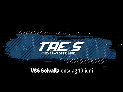 Tre S V86 Solvalla 19 juni