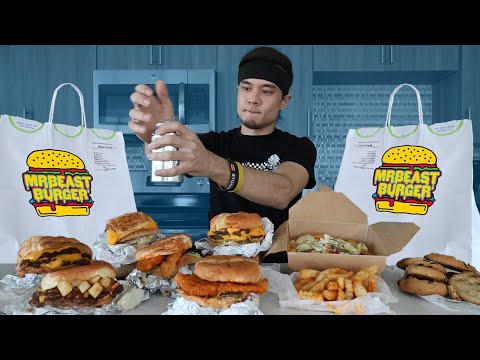 MrBEAST BURGER Full Menu Challenge **DESTROYED**