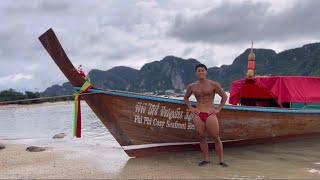 [Phi Phi Island] The most beautiful beach in the world. Tarzan VLOG3