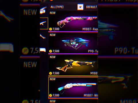 Sg2 m1887 bisa di beli pake gold😳 #shorts #freefire