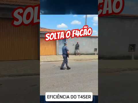 Polícia Militar Usando Taser em Surt4d0 com F4C40 #notícias #policia #pmsp #pm #guardamunicipal