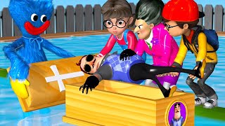 Scary Teacher 3D Nick and Tani vs Miss T Troll 4 Neighbor obstacle Challenge vs Squid Game Dancing
