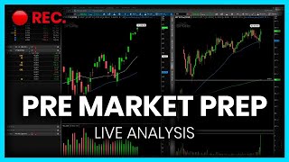 [LIVE] Pre-Market Prep – Overnight PANIC On Semi Weakness – Crypto "Crashing"
