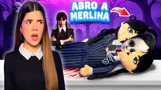 ABRÍ el PELUCHE de Merlina🖤 y descubrí su ESQUELETO PODRIDO REAL😖| Ani Cat😻