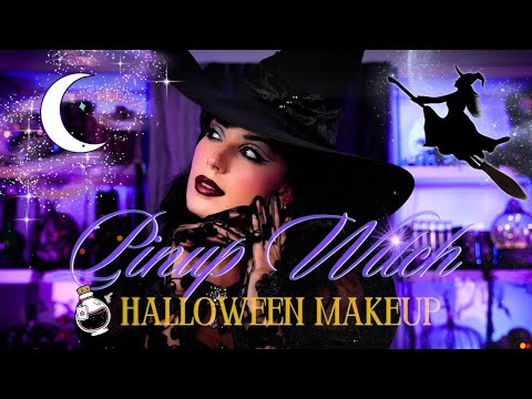 Witchy Pinup Halloween Makeup Tutorial | Victoria Lyn