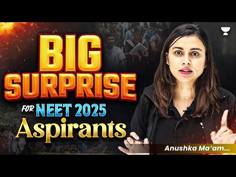 🎉 Big Surprise for All NEET 2025 Aspirants from Anushka Ma’am! 🚀🔥 #neet2025 #neet #anushkaacademy