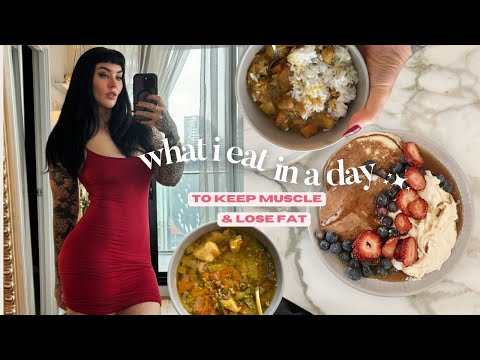 What I eat in a day: easy & realistic high protein + current workout split