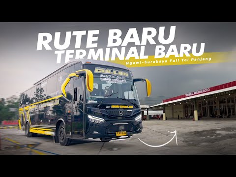 RUTE BARU! NGAWI-SURABAYA NGGAK SAMPE 2 JAM ‼️ Trip STJ Patas Jatim + Hunting Terminal Ngawi