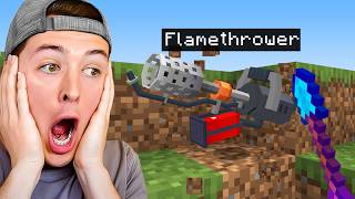 Minecraft, but Blocks drop Guns