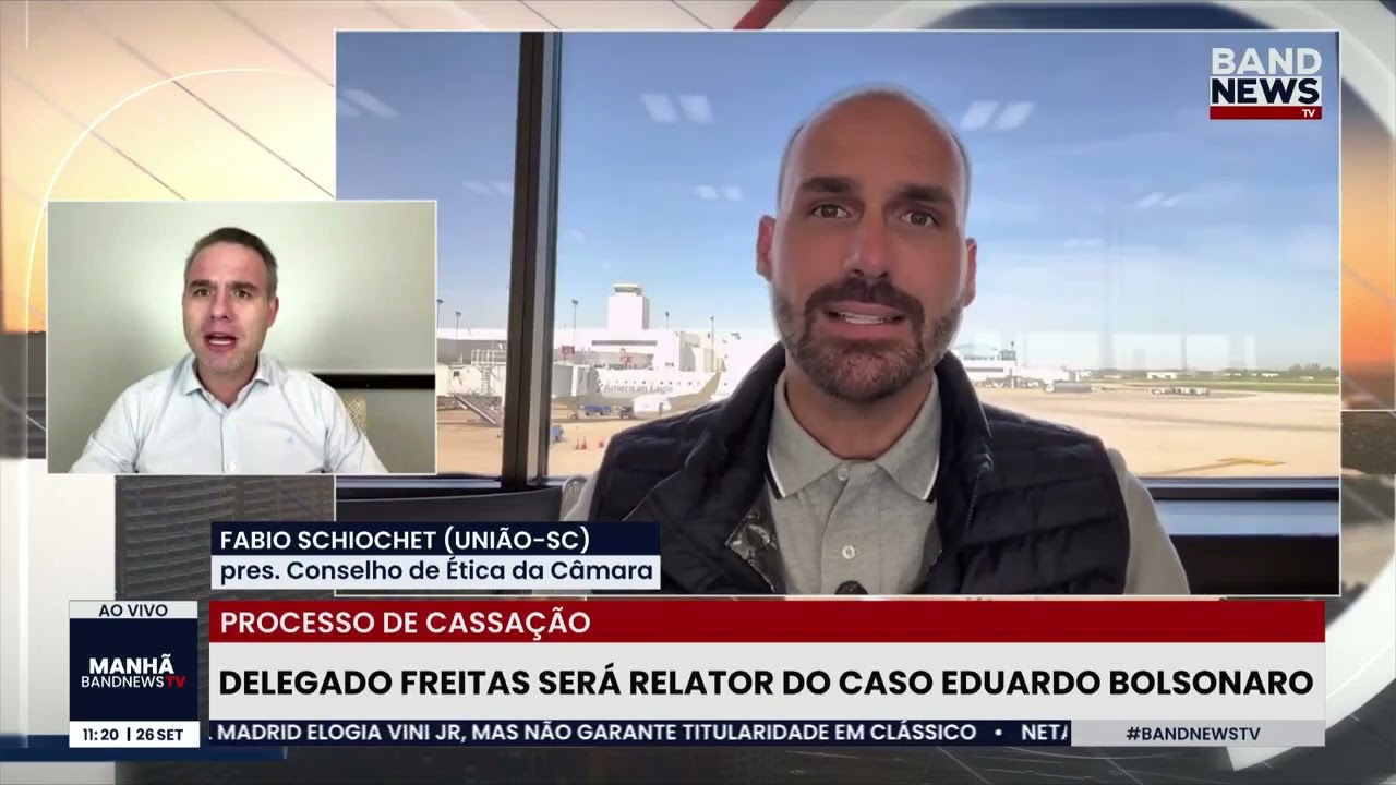 Delegado Freitas será relator do caso Eduardo Bolsonaro | BandNewsTV