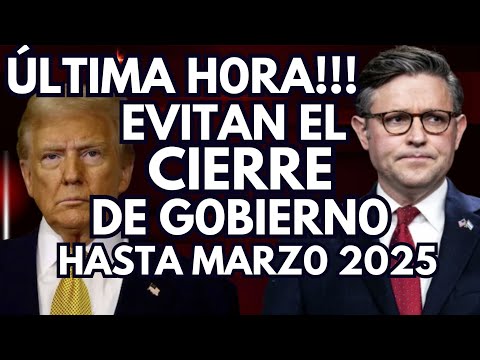 🔴🇺🇸 ÚLTIMA HORA: El CONGRESO APRUEBA la LEY PRESUPUESTARIA y EVITA el CIERRE de GOBIERNO🔥 AHORA QUÉ?