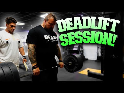 Eddie Hall Johny Münster Deadlift Session