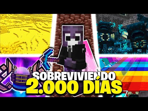 SOBREVIVÍ 2.000 DÍAS en MINECRAFT SUPERVIVENCIA no HARDCORE (PELÍCULA 2)
