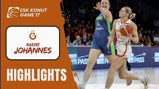 Marine Johannes vs Emlak Konut avec Galatasaray | Highlights Women Basketball 🏀