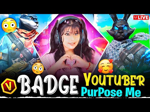 (RONALDO) V'Badge Youtuber Purpose Me 😍 ON LIVE || RONALDO SENT ME LOVELY SUPERCHAT 😱GARENA FREEFIRE