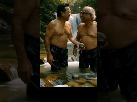 🌊🏞️Son And Father Falls la Nalla oru Kuliyal #stalin #dmk #dmktroll #comedy #comedyfilms #politics