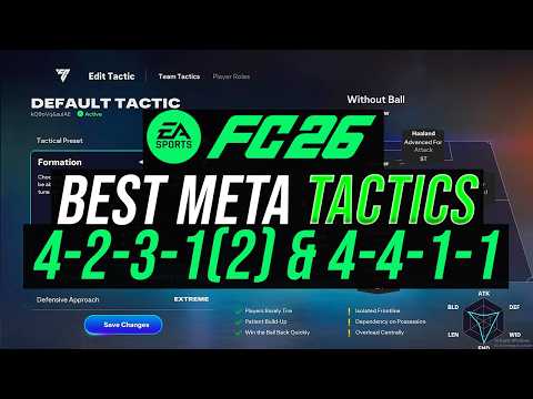 Best Meta 4-4-1-1 ATTACKING & 4-2-3-1(2) Defensive Tactics for All Aspects of the game - FC 26