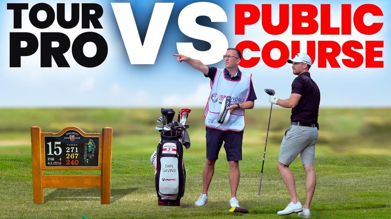 What can a 2x WINNING Tour Pro score on a PUBLIC Golf Course?