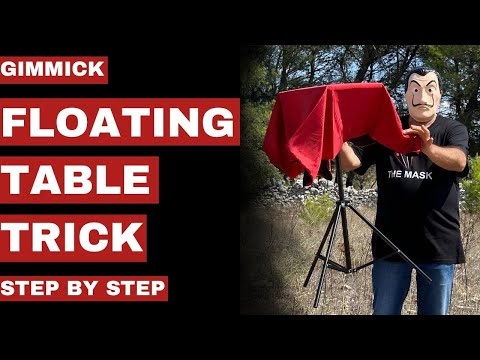 Floating Table Magic Trick Tutorial | GIMMICK STEP BY STEP