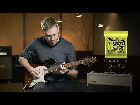 Ernie Ball: String Alloy - Electric Nickel Wound Slinkys on the Cutlass SSS