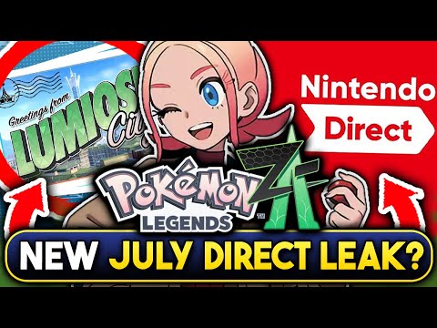 POKEMON NEWS! NEW LEGENDS ZA PROMOTIONAL IMAGE! NINTENDO DIRECT IN JULY LEAKS & MORE!