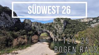 BOGEN RAUS - Südwest 26 Teil 25 - Ardècheschlucht - Von Aujac nach Aiguèze