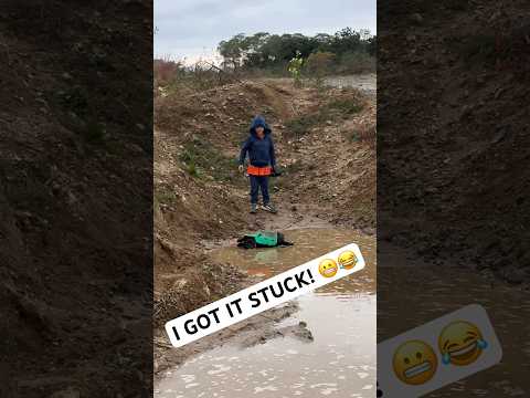 I GOT IT STUCK! ๐ my mini winch is getting plenty of use! #shorts