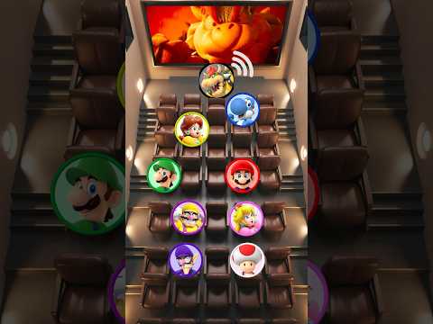 ¿Quién ve la película? Mario vs Luigi