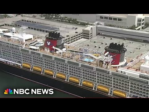 YouTube video thumbnail: Two People Rescued After Going Overboard on Disney Cruise