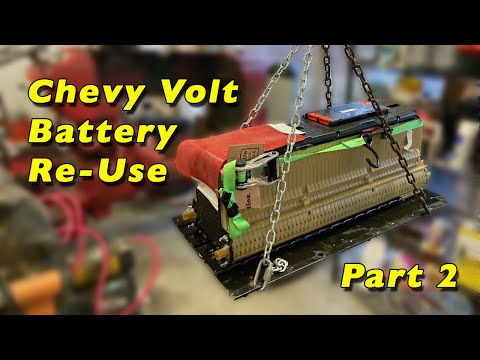Chevy Volt Battery Pack Disassembly and Reuse | Part 2