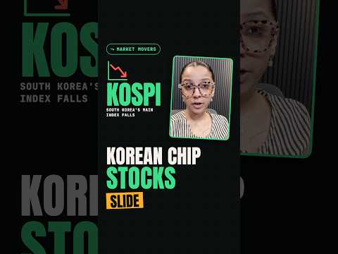 KOSPI falls 5.46% as Korean chip stocks slide