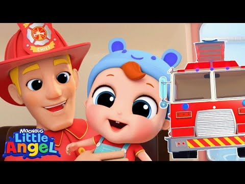 Red Truck Tales 🛻 | Little Angel| Kids Happy Place