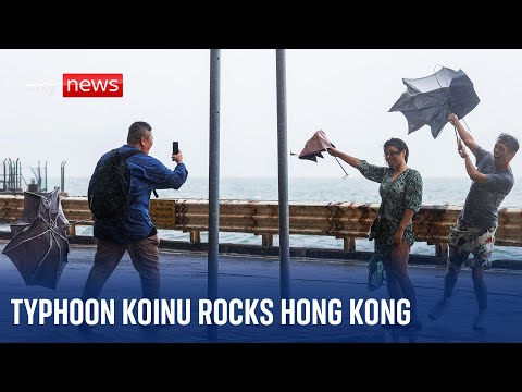 Schools shut as Typhoone Koinu hits Hong Kong