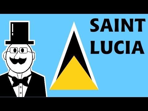 YouTube video thumbnail: A Super Quick History of Saint Lucia