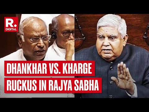 Shankhar Vs. Kharge In Rajya Sabha: VP Says 'A Segment In The Habit Of Demeaning Democratic Culture'