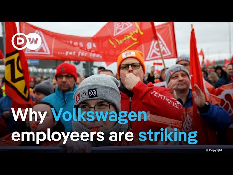 Breaking: VW workers in Germany go on strike as thousands risk losing jobs | DW News