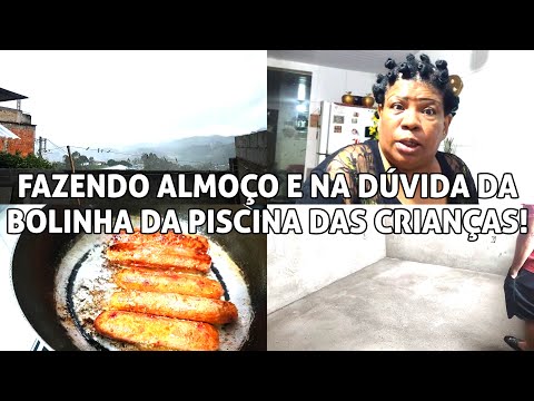 Fazendo almoço e na dúvida da bolinha da piscina das crianças! 🤔 Será que é proibido?