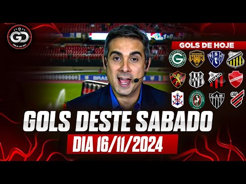 ⚽️ TODOS OS GOLS DESTE SABADO 16/11/2024 GOLS DE HOJE, GOLS DO DIA, GOLS DO BRASILEIRÃO (COMPLETO)