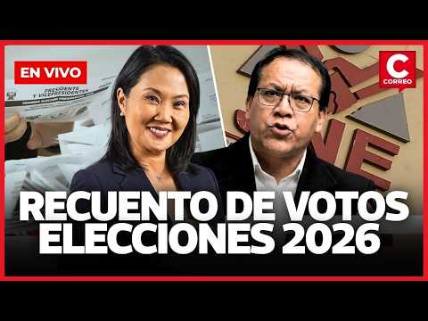 🔴 RECUENTO DE VOTOS EN VIVO: AUDIENCIA EN VIVO SEGUNDA VUELTA |  | 12 de JUNIO | Diario Correo