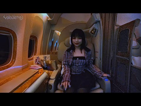 ASMR in the sky. ✈️☁️ real airplane. real voice. real smooth whitenoise.