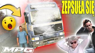 CIĘŻARÓWKA PADŁA NA AMEN... 😥 WYSTRZAŁ OPONY😱  STRACIŁEM SZANSĘ NA ZAROBEK 🔵 "MPG" [#667] FS25