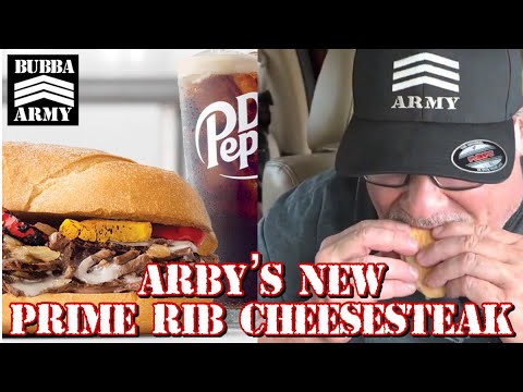 Arby's NEW Prime Rib Cheesesteak - Bubba's Fast Food Review - #TheBubbaArmy