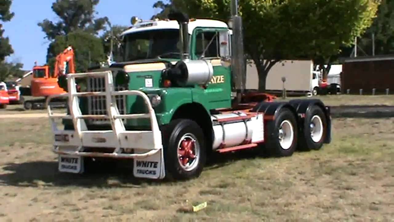 White 9000 Trucks in Action Lardner Park 2010