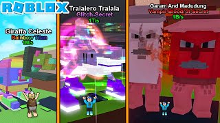 PANDU DAN PAK UNAT BERI MAKAN TITAN GARAM DAN MADUDUNG MUTASI VAMPIR SAMPAI LEVEL MAX DI ROBLOX!!
