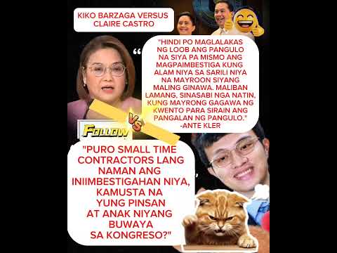 KIKO BARZAGA VERSUS ROMUALDEZ MARCOS: #FLOODCONTROL. #trending #floodcontrol #corruption #shorts