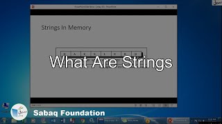 What are Strings