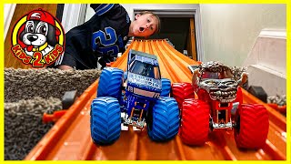 Monster Jam & Hot Wheels Monster Trucks - HIGHEST Races We've Ever Done! COMPILATION