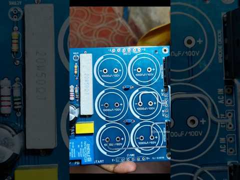 6 capacitor filter circuit board with soft starter 🔥 #shorts #shortsvideo #foryou