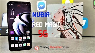 Vido-Test : Nubia Red Magic 5G Test, cooling fan, cran 144HZ pour ce smartphone gamer.