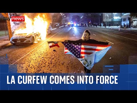 Los Angeles: Governor accuses Trump of authoritarianism